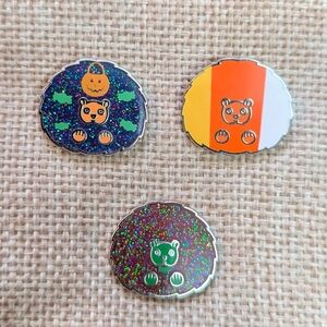 Harry Potter pygmy puff pin set of 3  Halloween by sunset road co